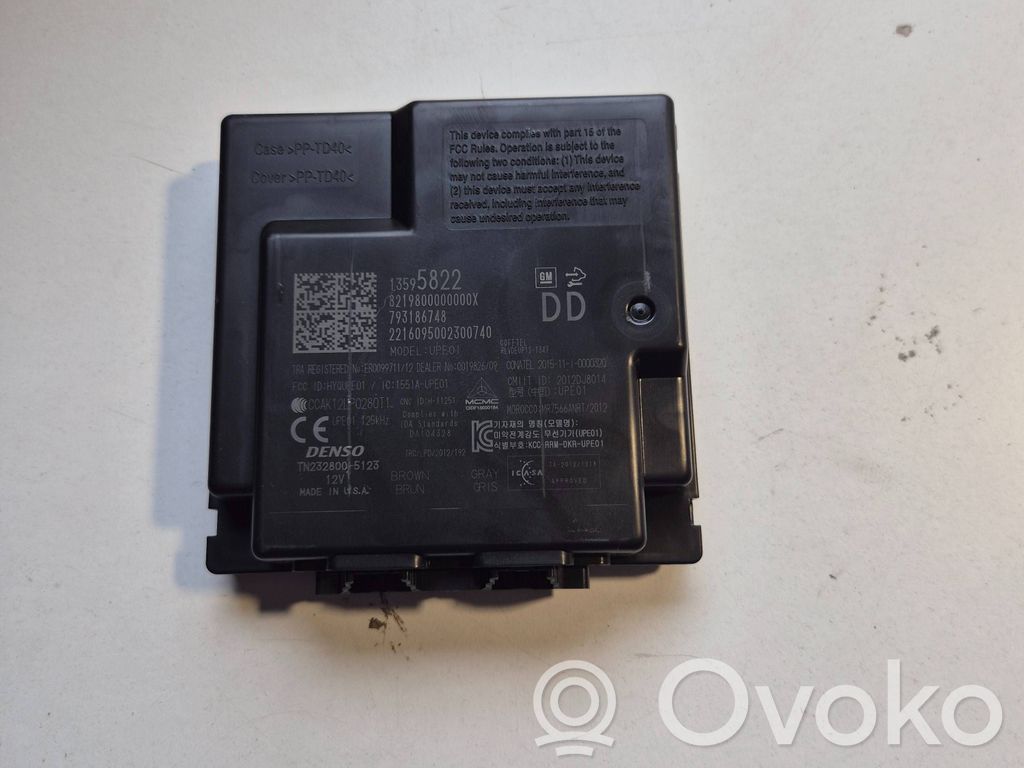 Opel Astra K Keyless (KESSY) go control unit/module 
