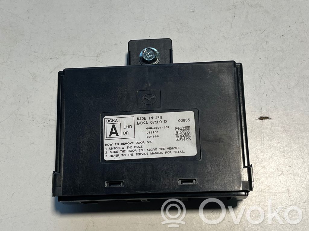 Mazda 3 Other control units/modules 