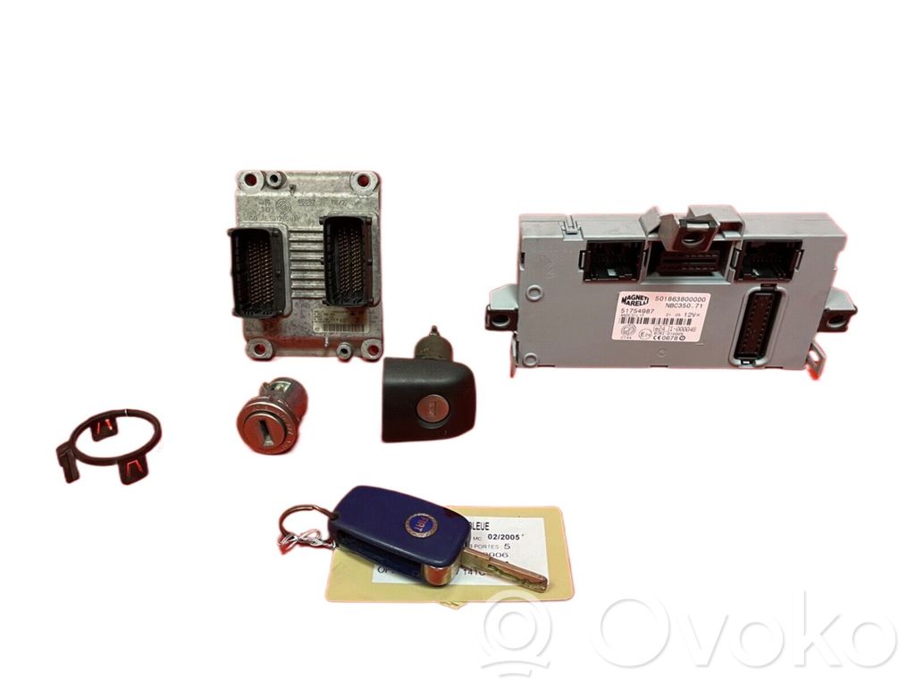 Fiat Idea Engine ECU kit and lock set 
