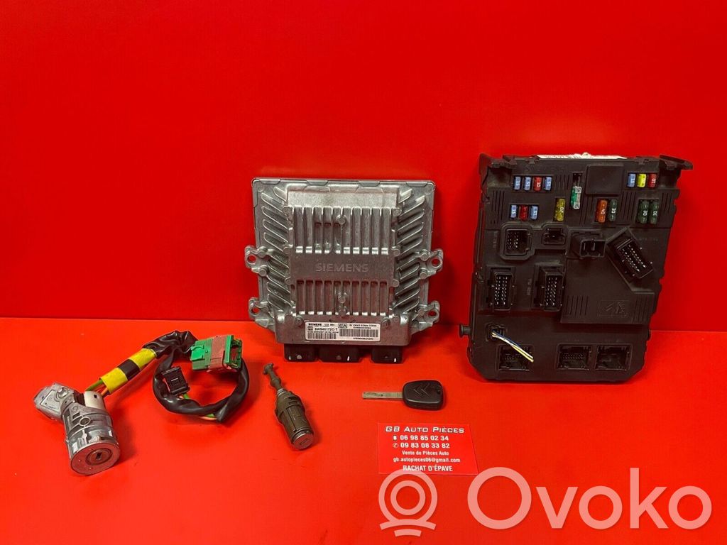 Citroen C3 Pluriel Engine ECU kit and lock set 