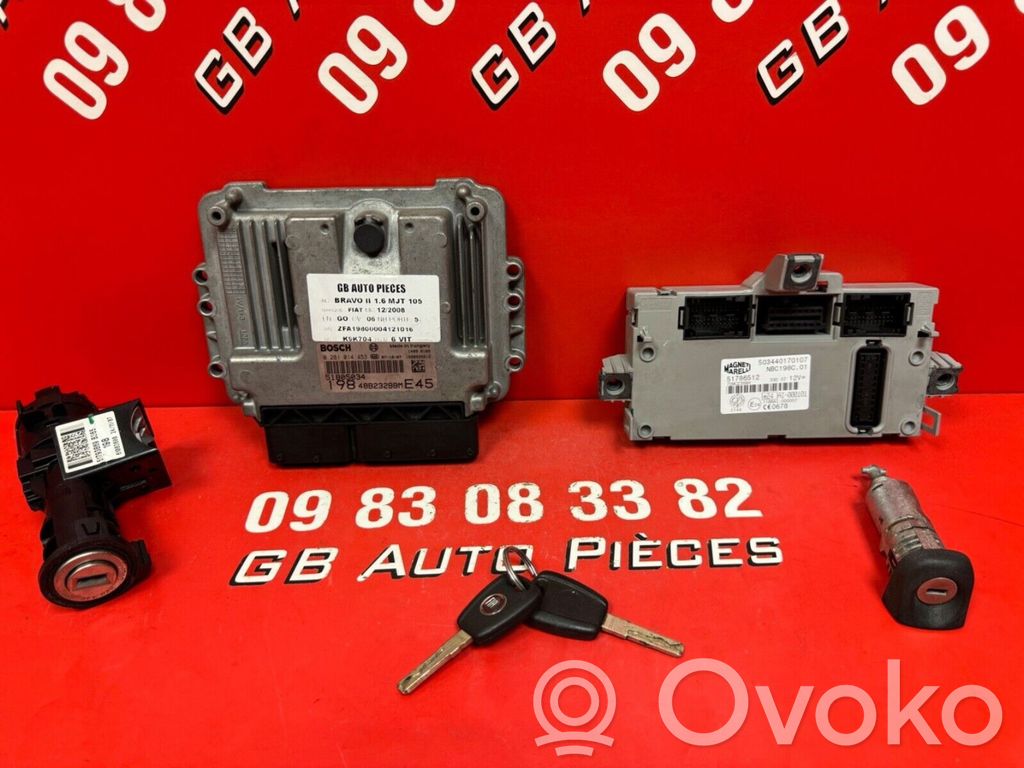 Fiat Bravo Engine ECU kit and lock set 