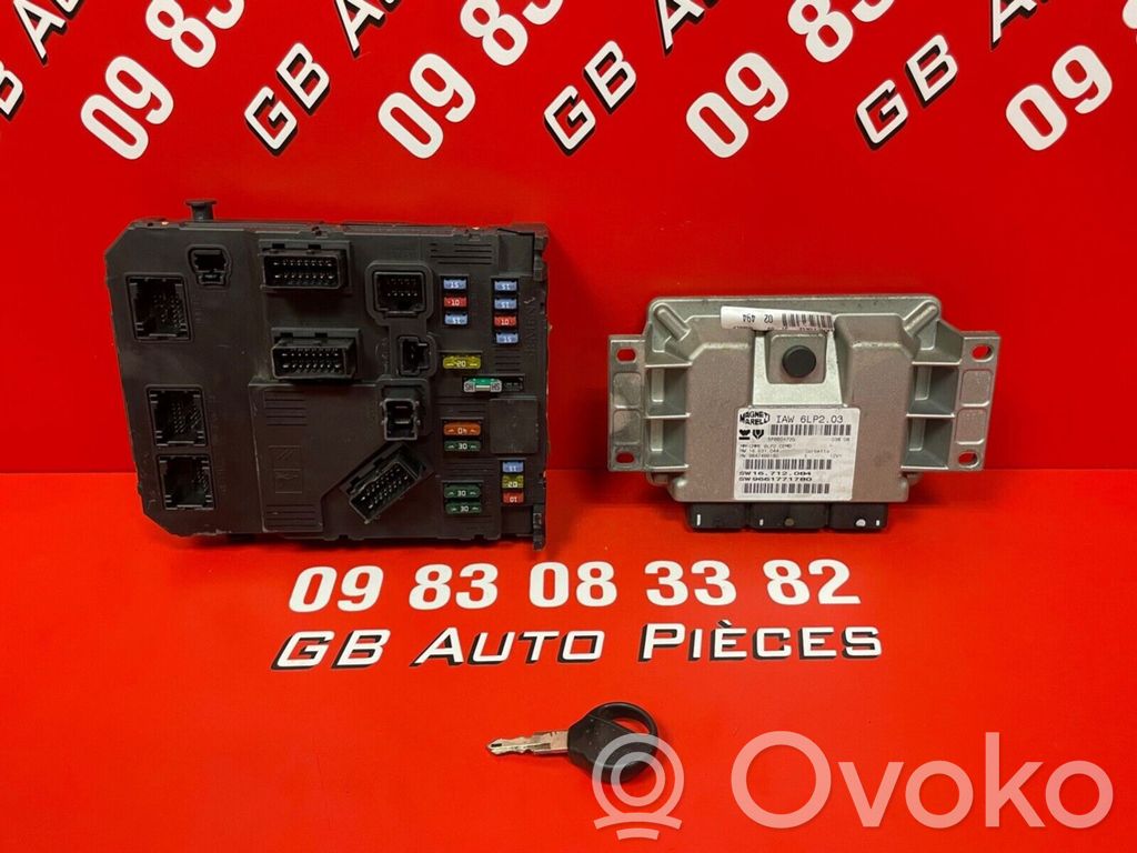 Peugeot 206 Engine ECU kit and lock set 