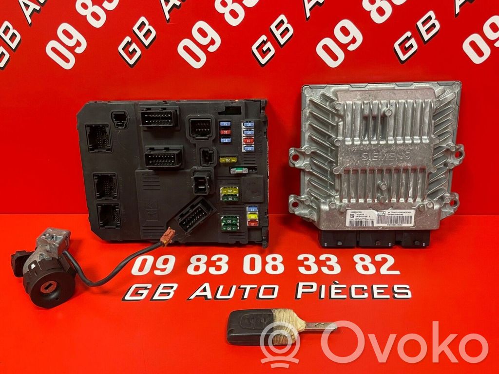 Peugeot 407 Engine ECU kit and lock set 