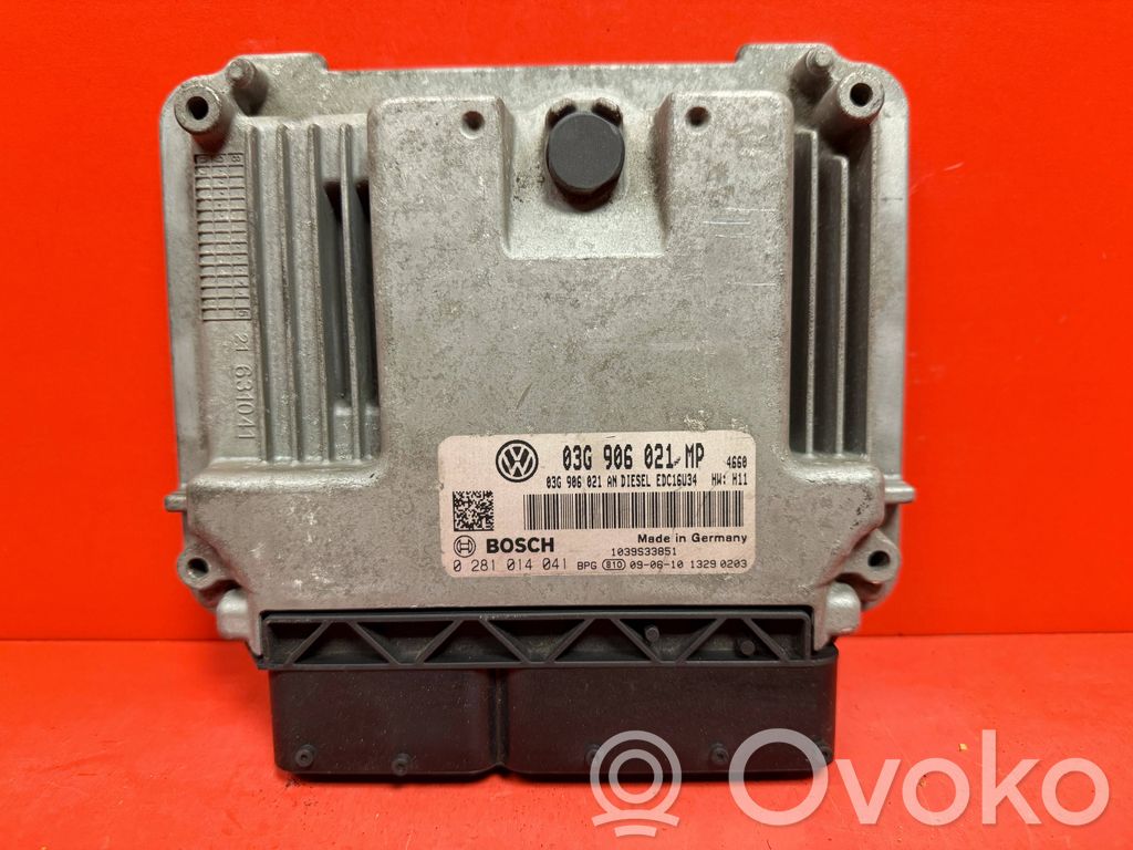 Engine control unit/module   0281014041,03G906021MP