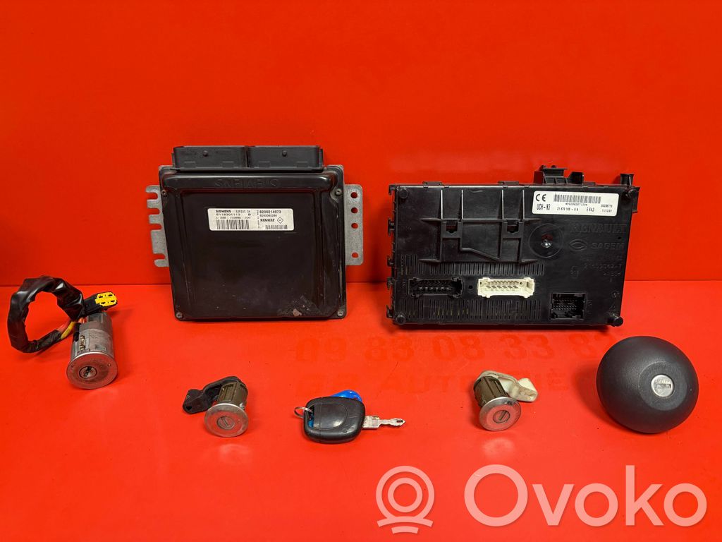 Renault Clio II Engine ECU kit and lock set 