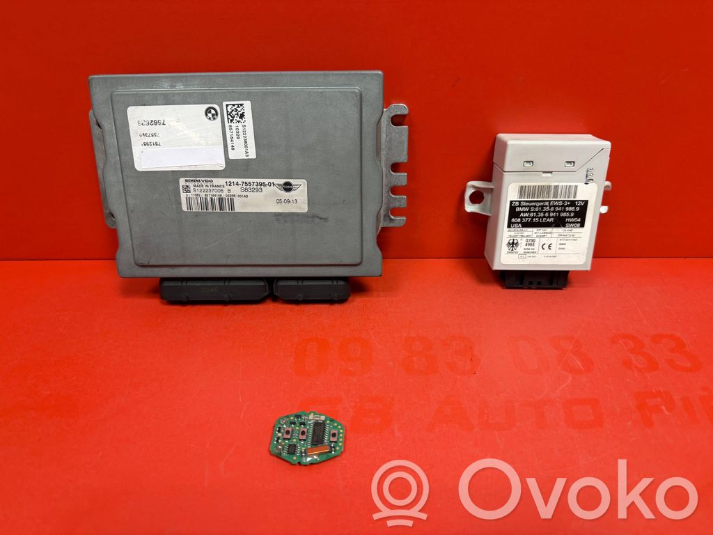 Mini One - Cooper R50 - 53 Komputer / Sterownik ECU i komplet kluczy 