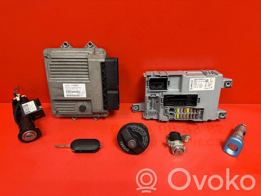 Ford Ka Juego de cerradura y set ECU del motor 