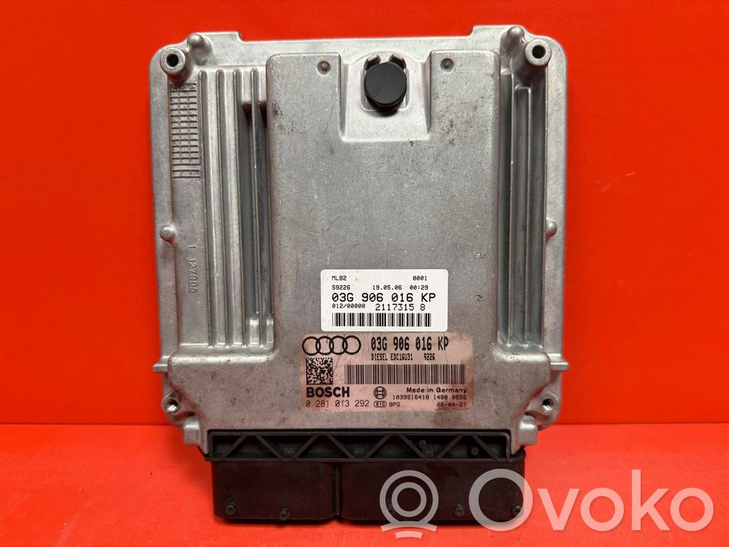 Engine control unit/module   0281013292,03G906016KP