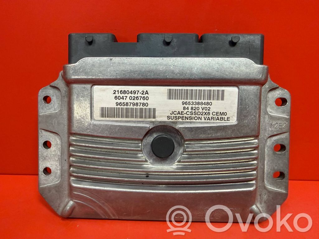 Module de commande suspension   9658798780,9653388480