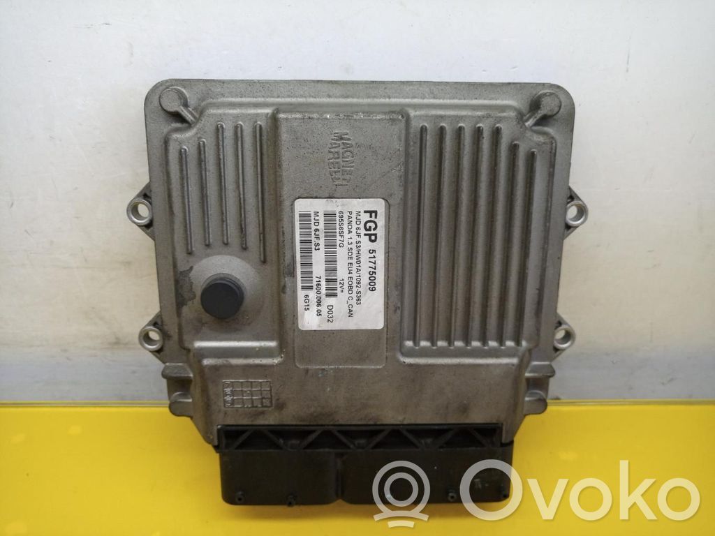 Fiat Panda II Komputer / Sterownik ECU silnika 
