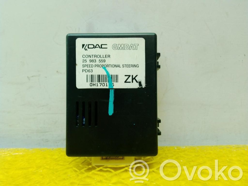 Chevrolet Meriva Engine control unit/module 