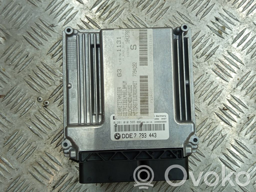 Engine control unit/module   0281010565,7793443,1039S03266