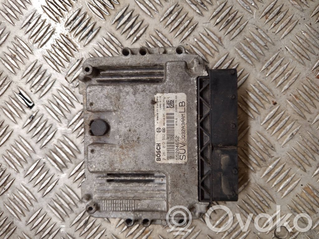 Engine control unit/module   0281012992,55204652,JQ32A3AAM,1039S14511