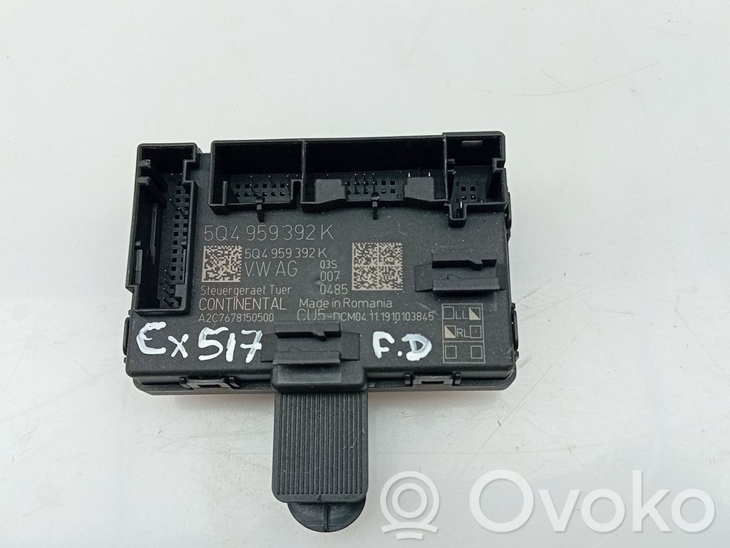 Other control units/modules   5Q4959392K