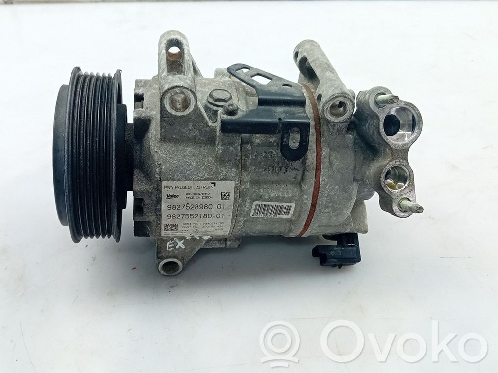 Compressore aria condizionata (A/C) (pompa)   9827528980,9827552180
