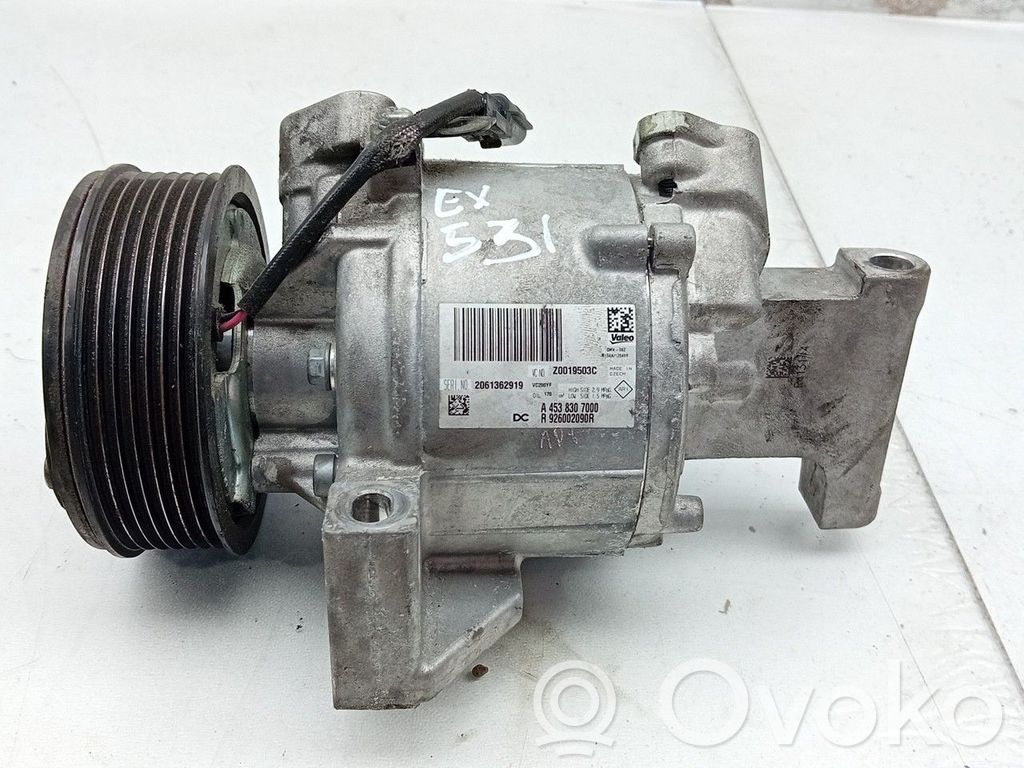 Smart ForFour II W453 Ilmastointilaitteen kompressorin pumppu (A/C) 