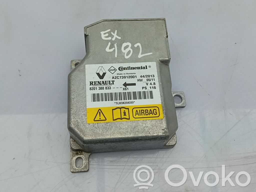 Renault Kangoo II Unidad de control/módulo del Airbag 
