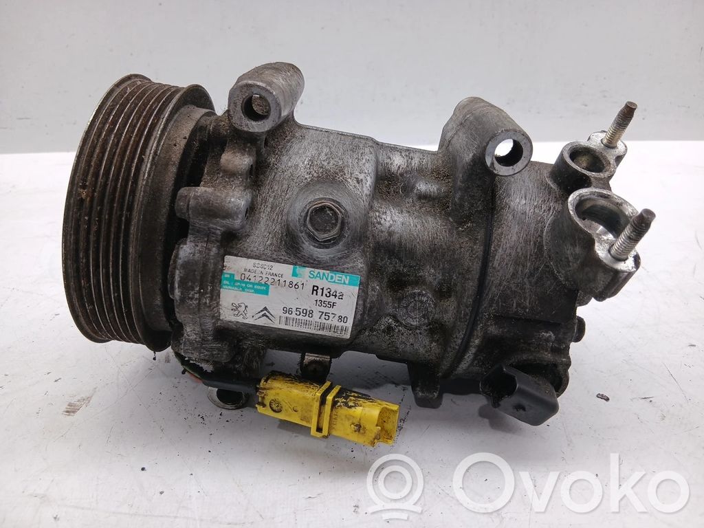 Peugeot 207 Klimakompressor Pumpe 