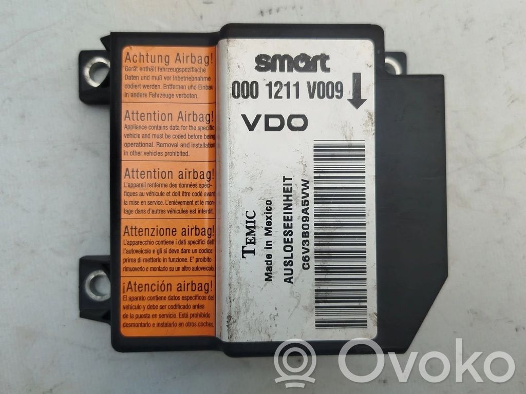 Airbag control unit/module   0001211V009