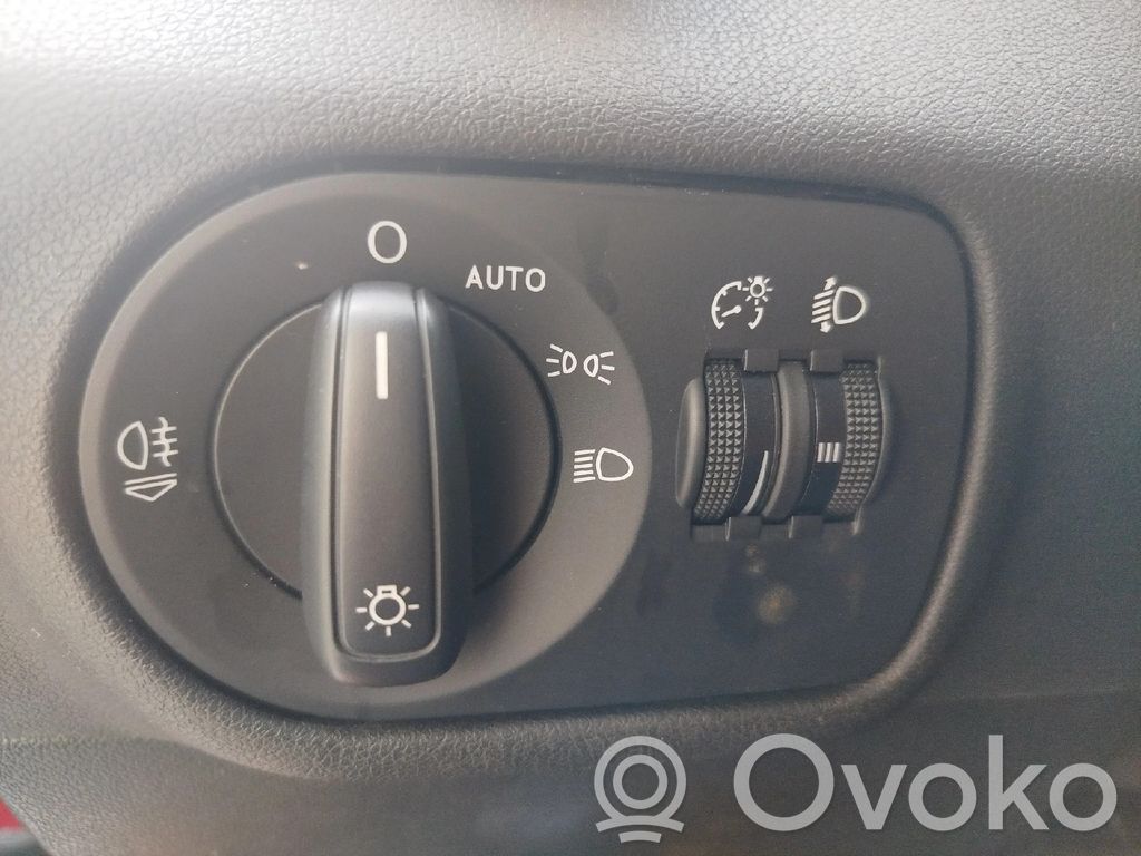 Audi A1 Interrupteur d’éclairage