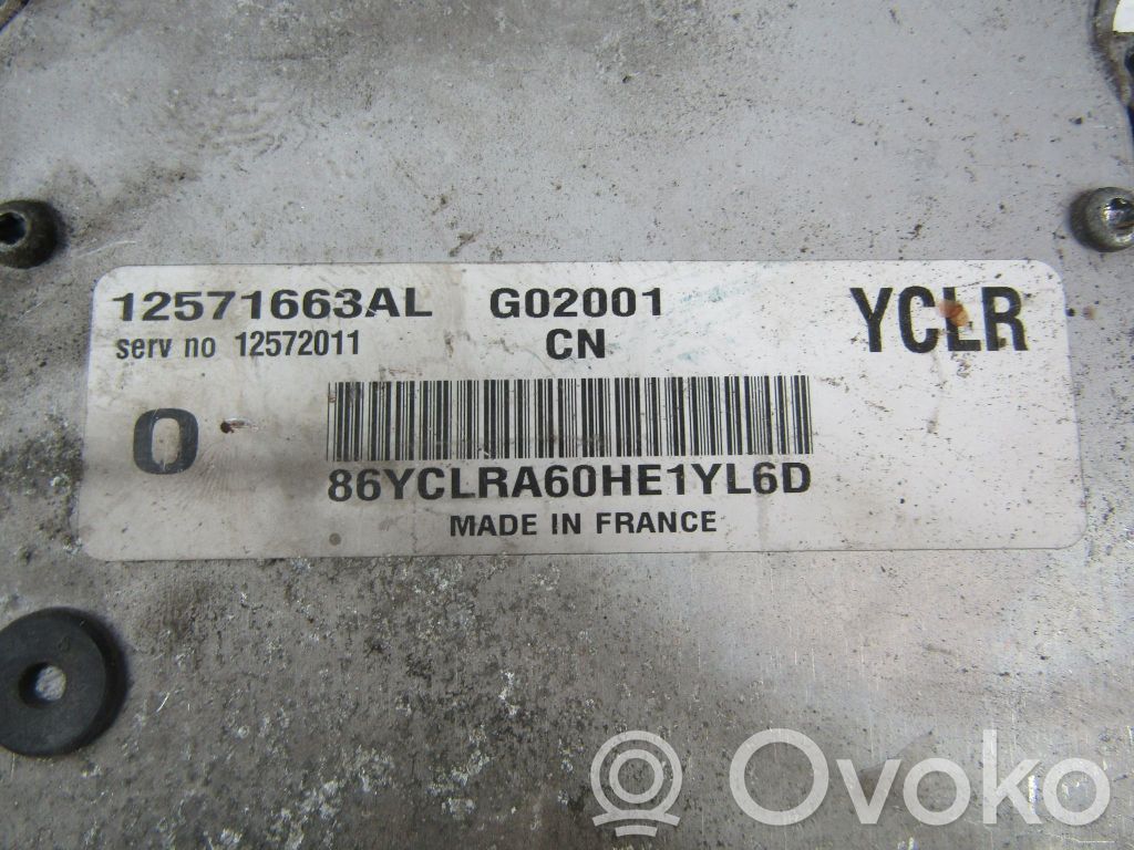 Opel Vectra C Engine control unit/module ECU 