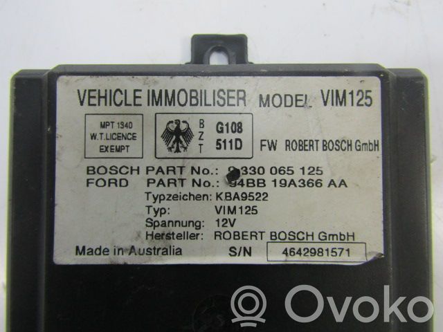 Ford Maverick Immobilizer control unit/module 