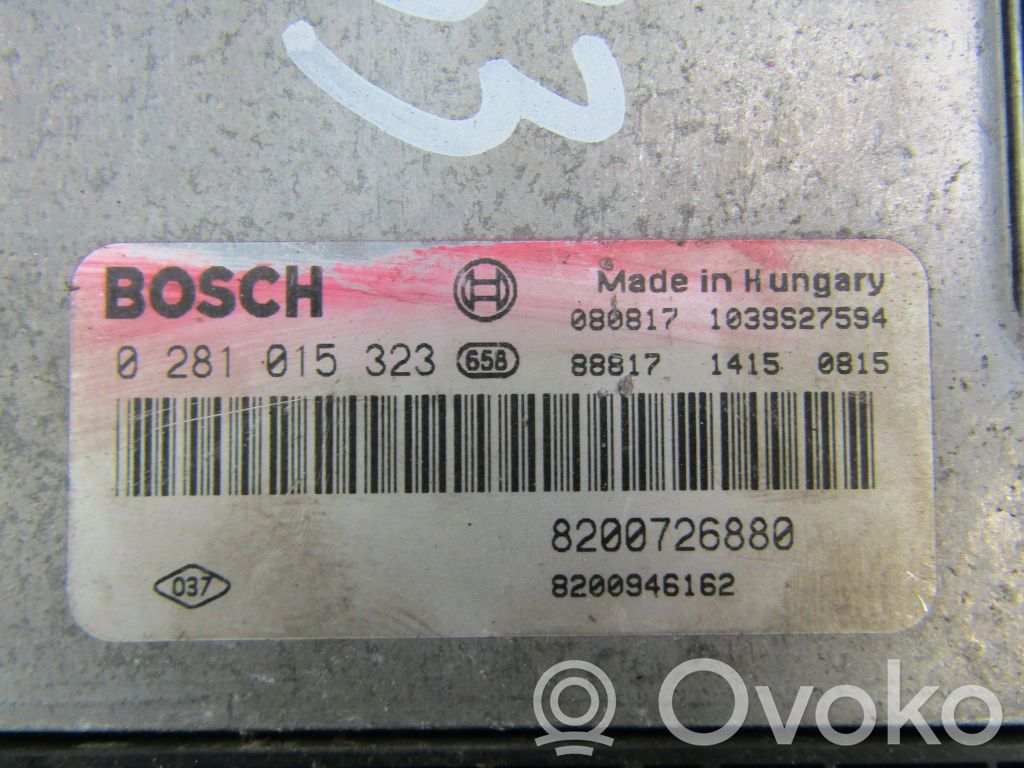 Engine control unit/module ECU   8200726880,8200726880