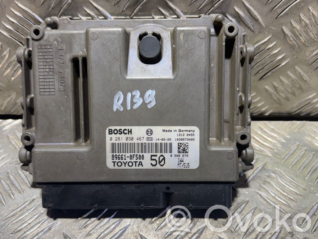 Engine control unit/module   0281030467,896610F500,1039S73405