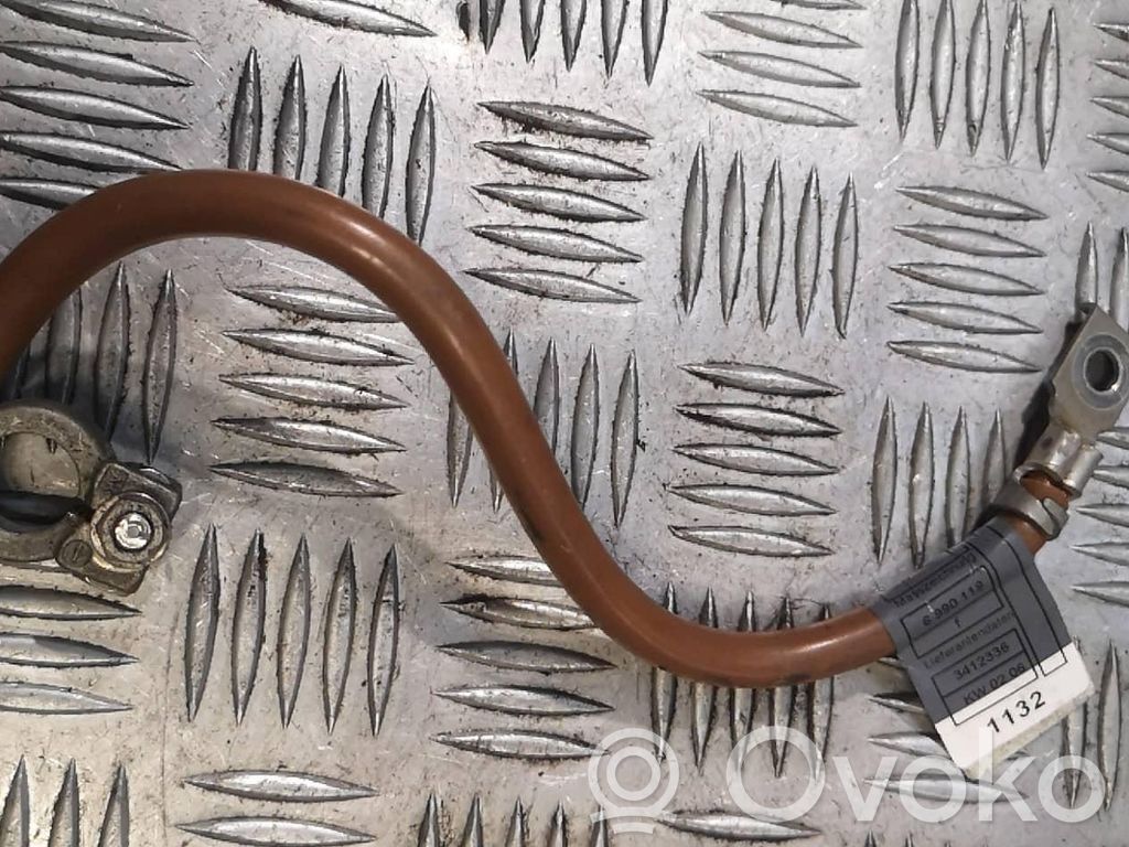 BMW X3 E83 Negative earth cable (battery) 