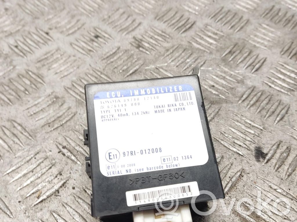 Immobilizer control unit/module   8978012140