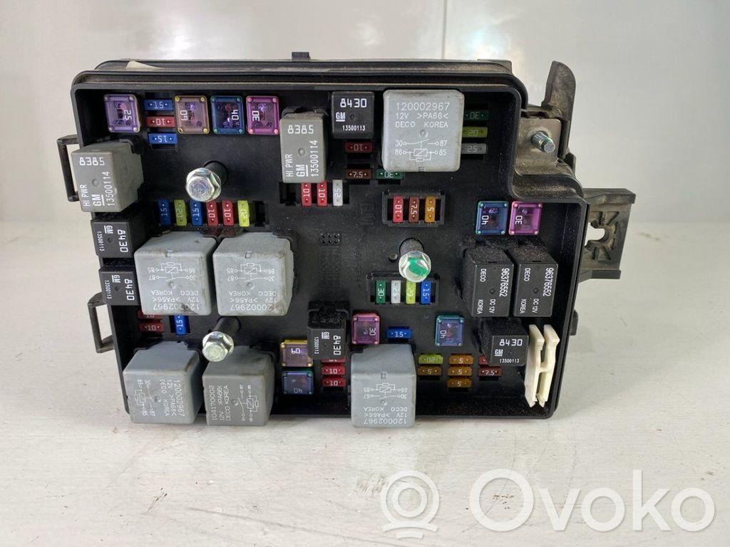 Chevrolet Aveo Fuse box set 