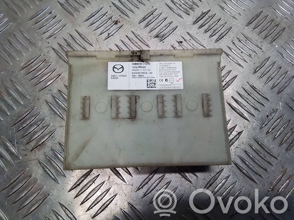 Keyless (KESSY) go control unit/module   651675DZ,5WK42606B,A2C53210524