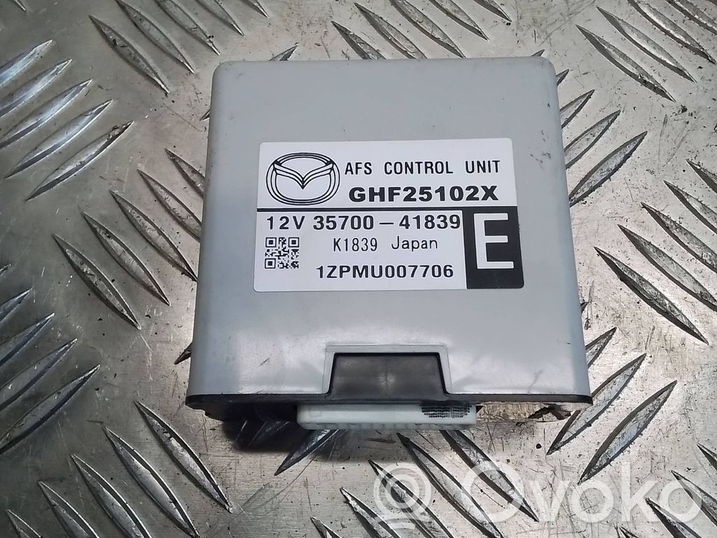 Mazda 6 Other control units/modules 