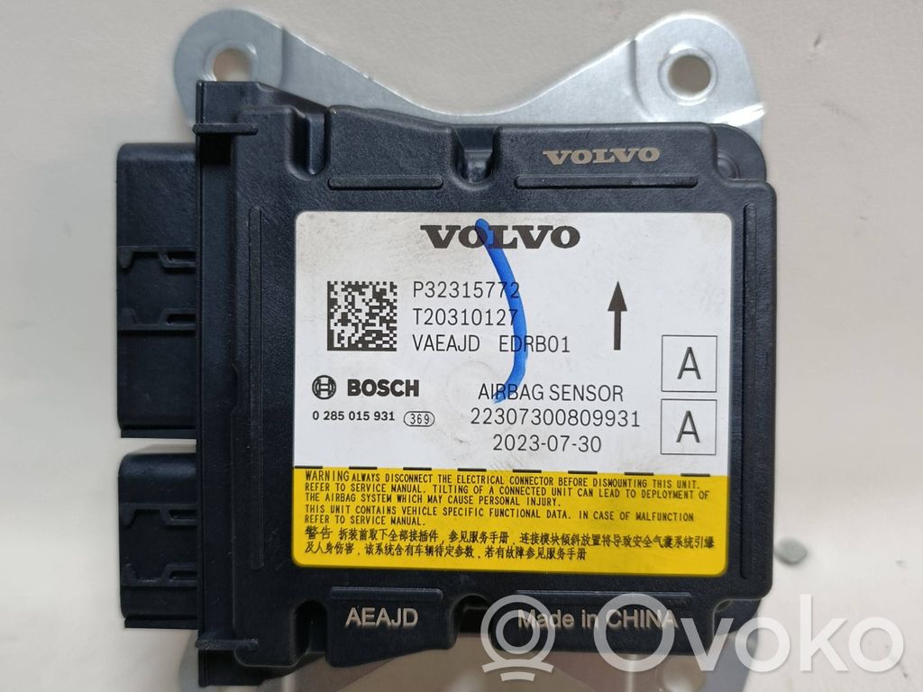 Airbag control unit/module   32315772