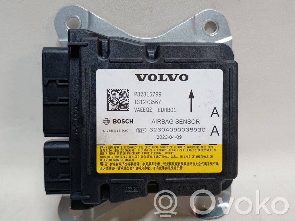 Volvo XC40 Airbag control unit/module 