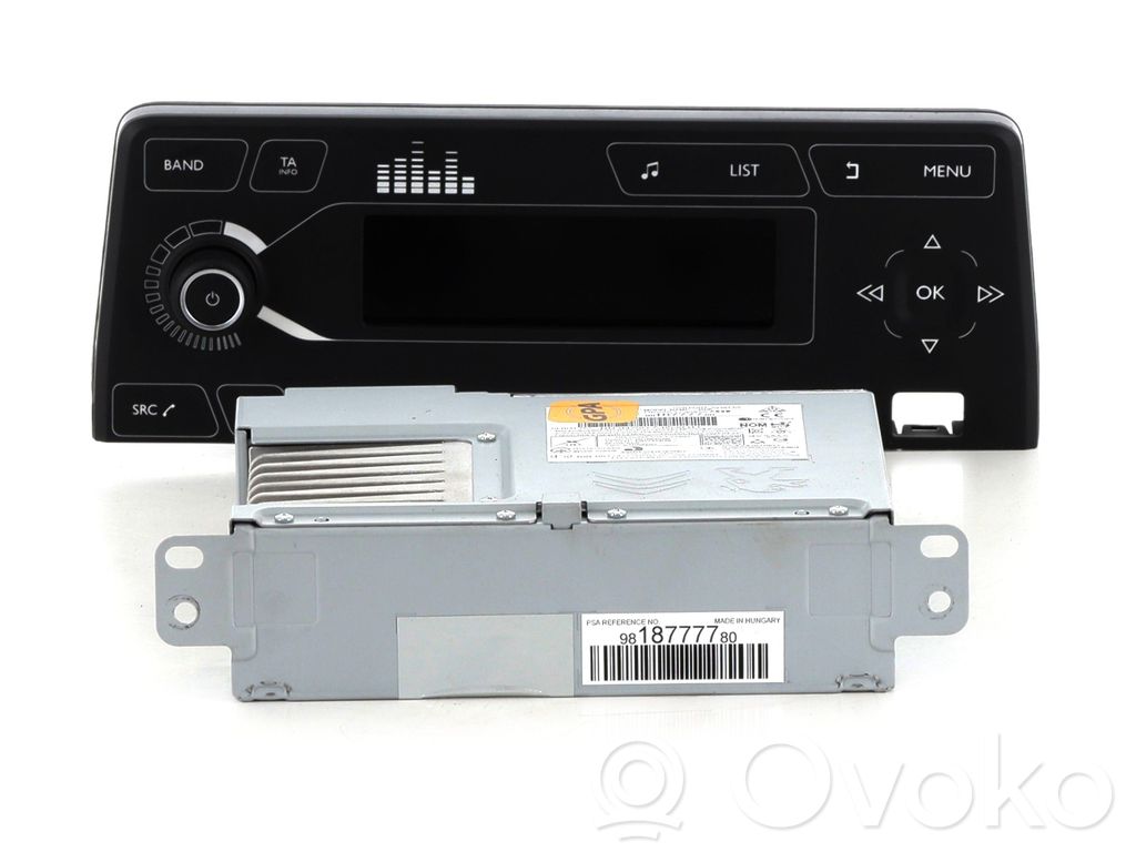 Peugeot Partner III Panel / Radioodtwarzacz CD/DVD/GPS 