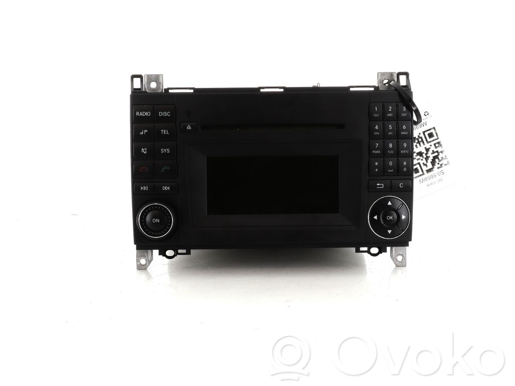 Mercedes-Benz B W245 Unità principale autoradio/CD/DVD/GPS