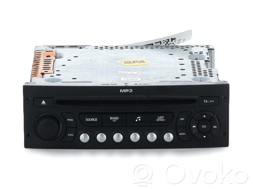 Peugeot 207 Unità principale autoradio/CD/DVD/GPS