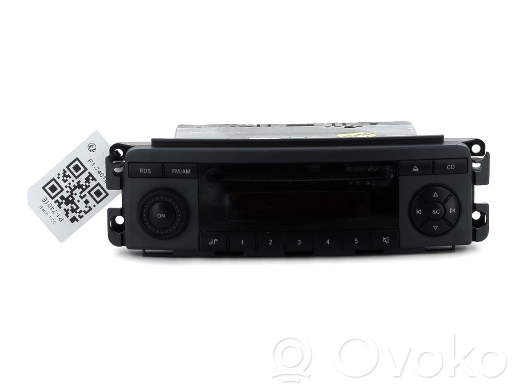 Smart ForFour I Unidad delantera de radio/CD/DVD/GPS 