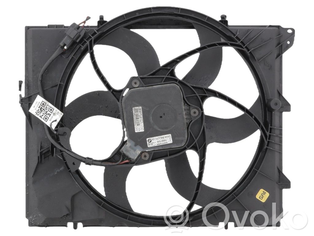 BMW 3 E90 E91 Elektrisks radiatoru ventilators 