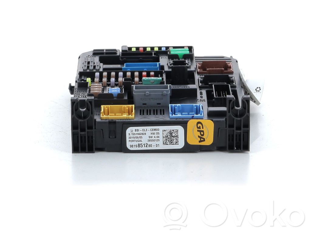 Moduł / Sterownik BSM   9819851280,M03738Z