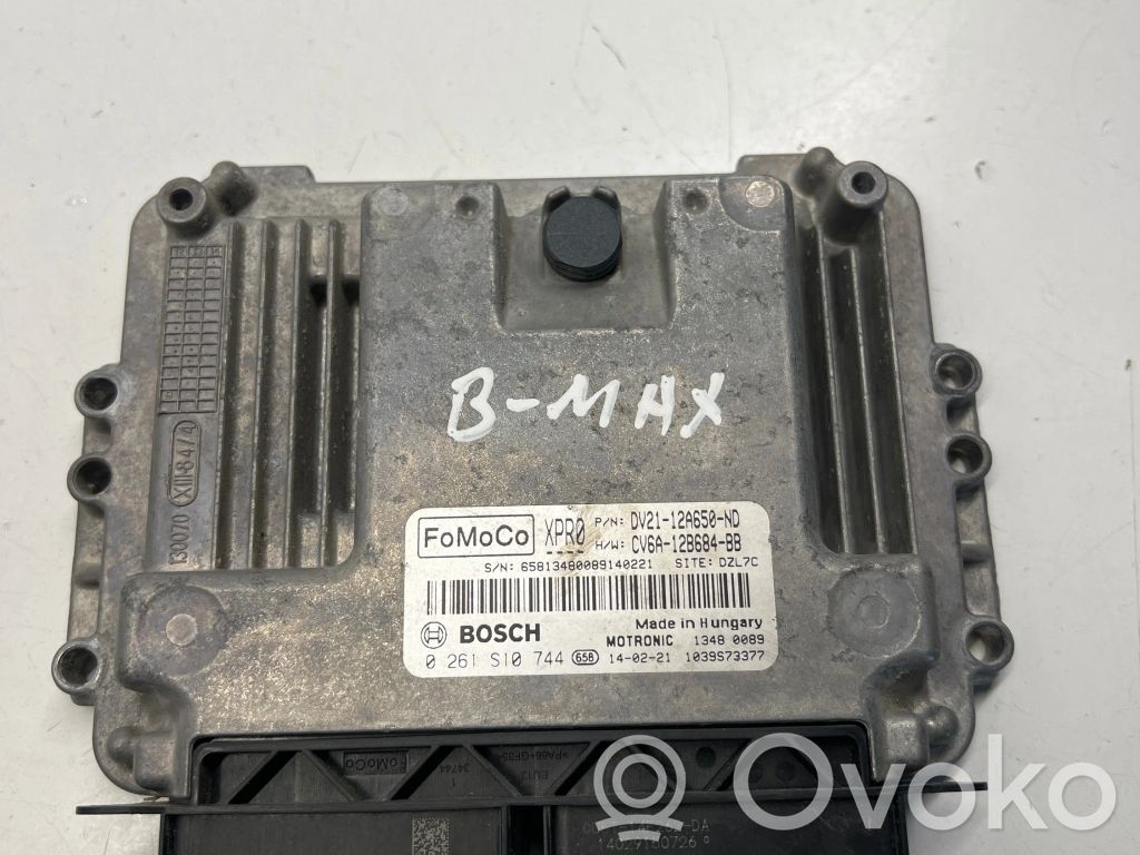 Engine control unit/module   CV6A12B684BB,DV2112A650ND,0261S10744
