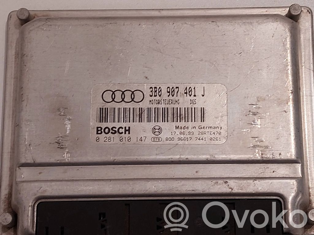 Engine control unit/module   3B0907401J,28RTE470,0281010147