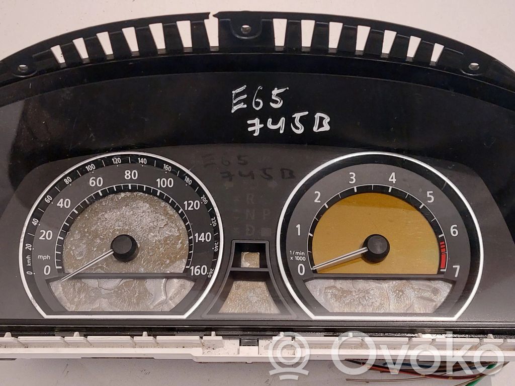 BMW 7 E65 E66 Speedometer (instrument cluster) 