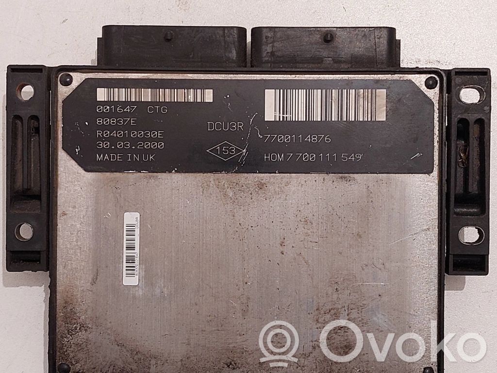 Renault Kangoo I Engine control unit/module 