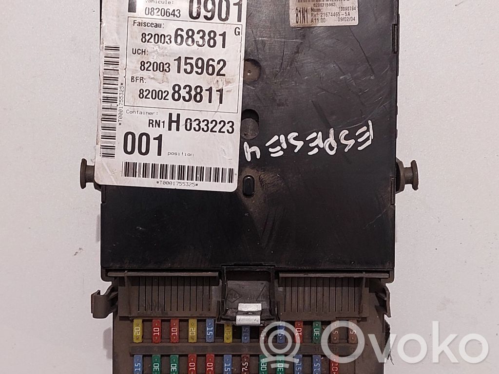 Renault Espace IV Module de fusibles 