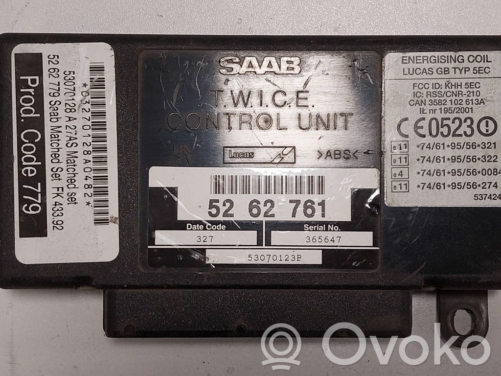 Saab 9-5 Komforto modulis 