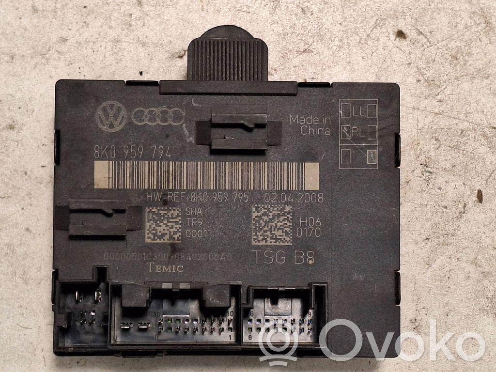 Audi A4 S4 B8 8K Unitate/modul comandă uși 