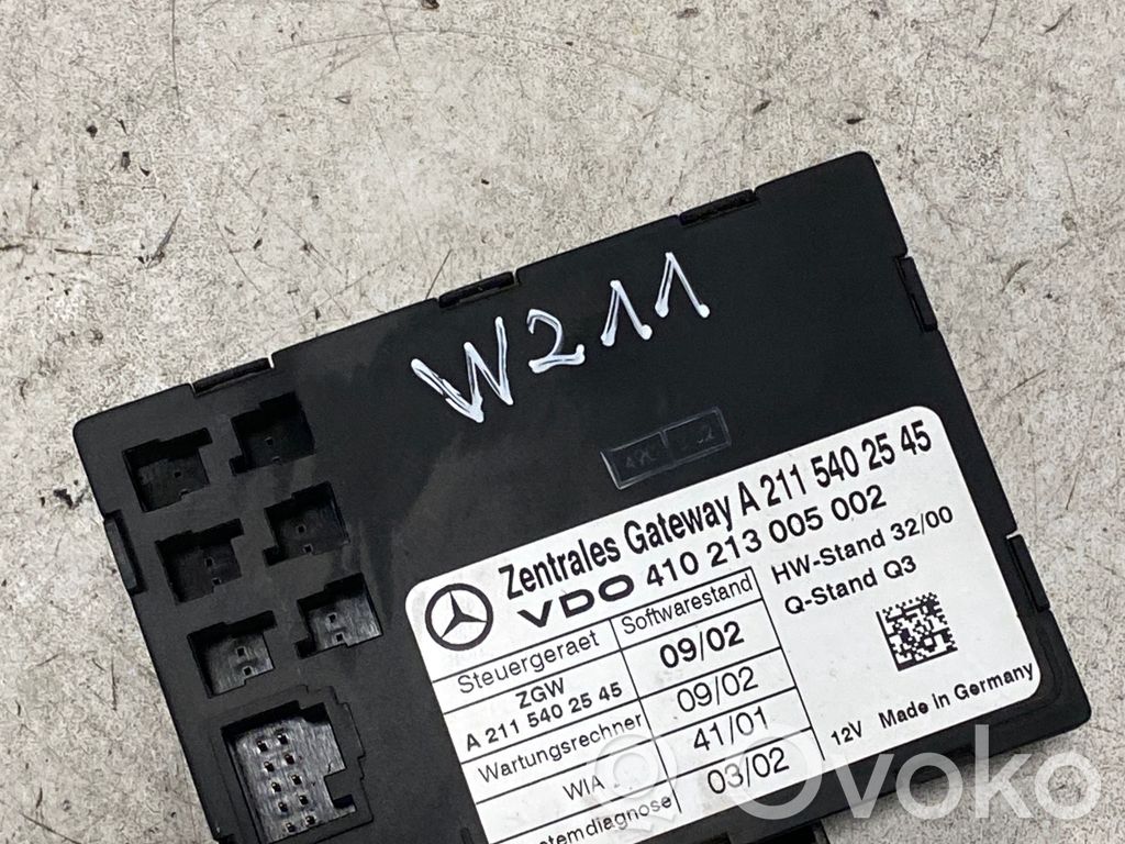 Módulo de control Gateway   A2115402545,410213005002
