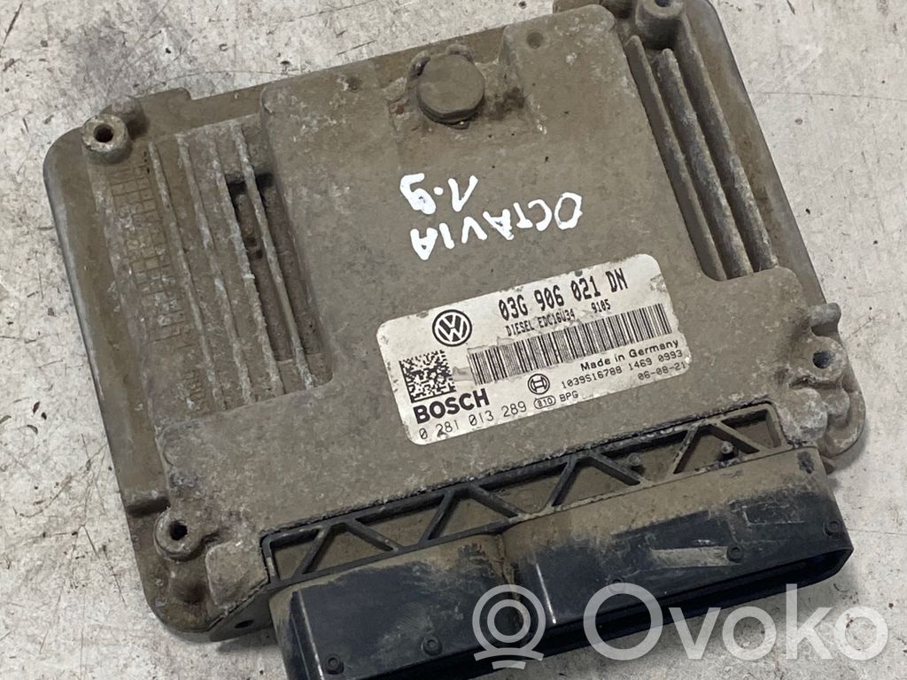 Engine control unit/module   03G906021DN,0281013289,1039S16788